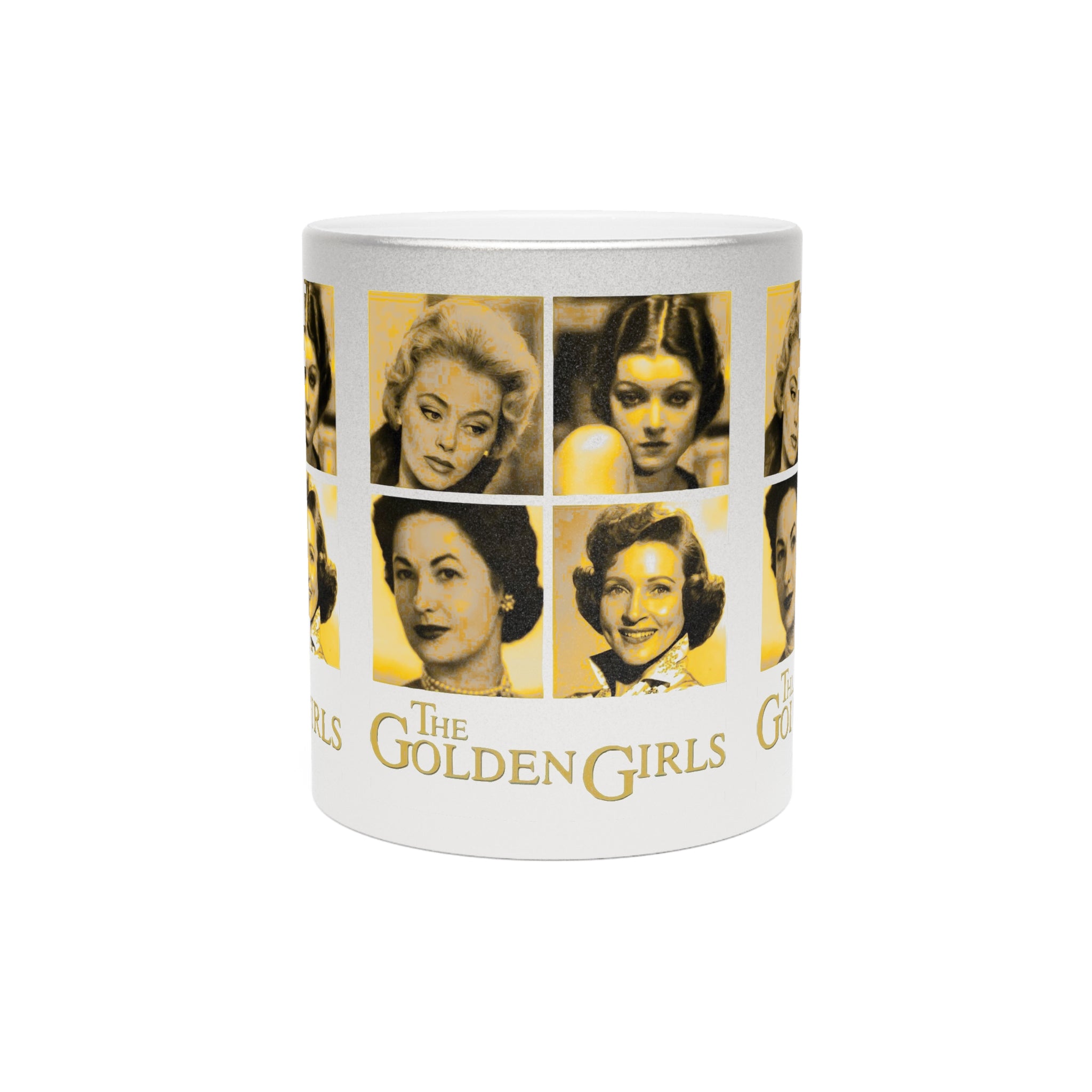 The Golden Girls 80's TV Show- Younger Years Metallic Mug (Silver\Gold) - Creations by Chris and Carlos